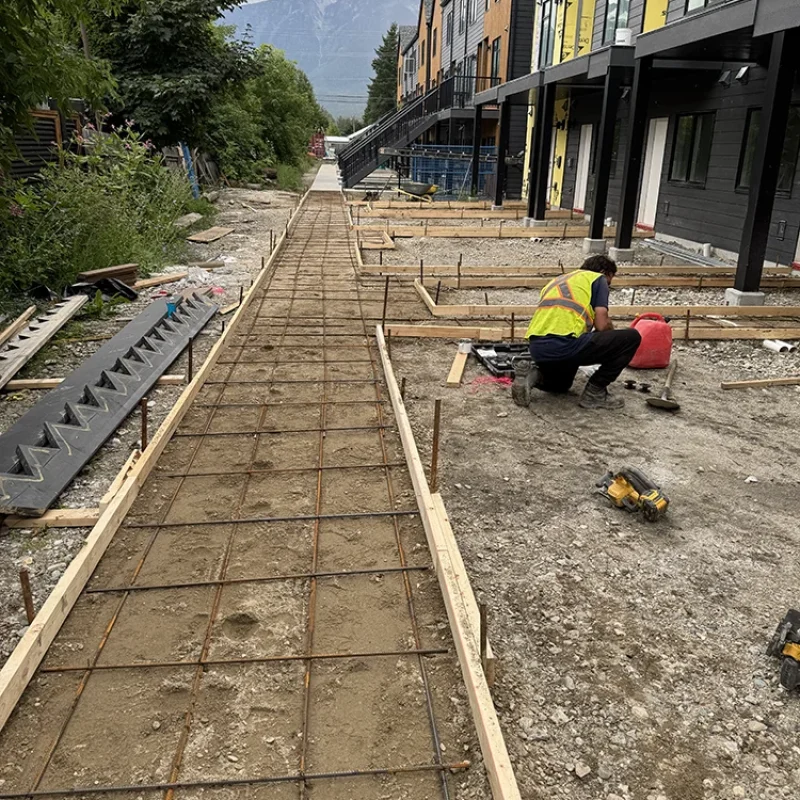 Revelstoke Concrete Pumping, Formwork, Flatwork, Slinger, Nudra Insulated Concrete Forms & Rebar Sales & Service